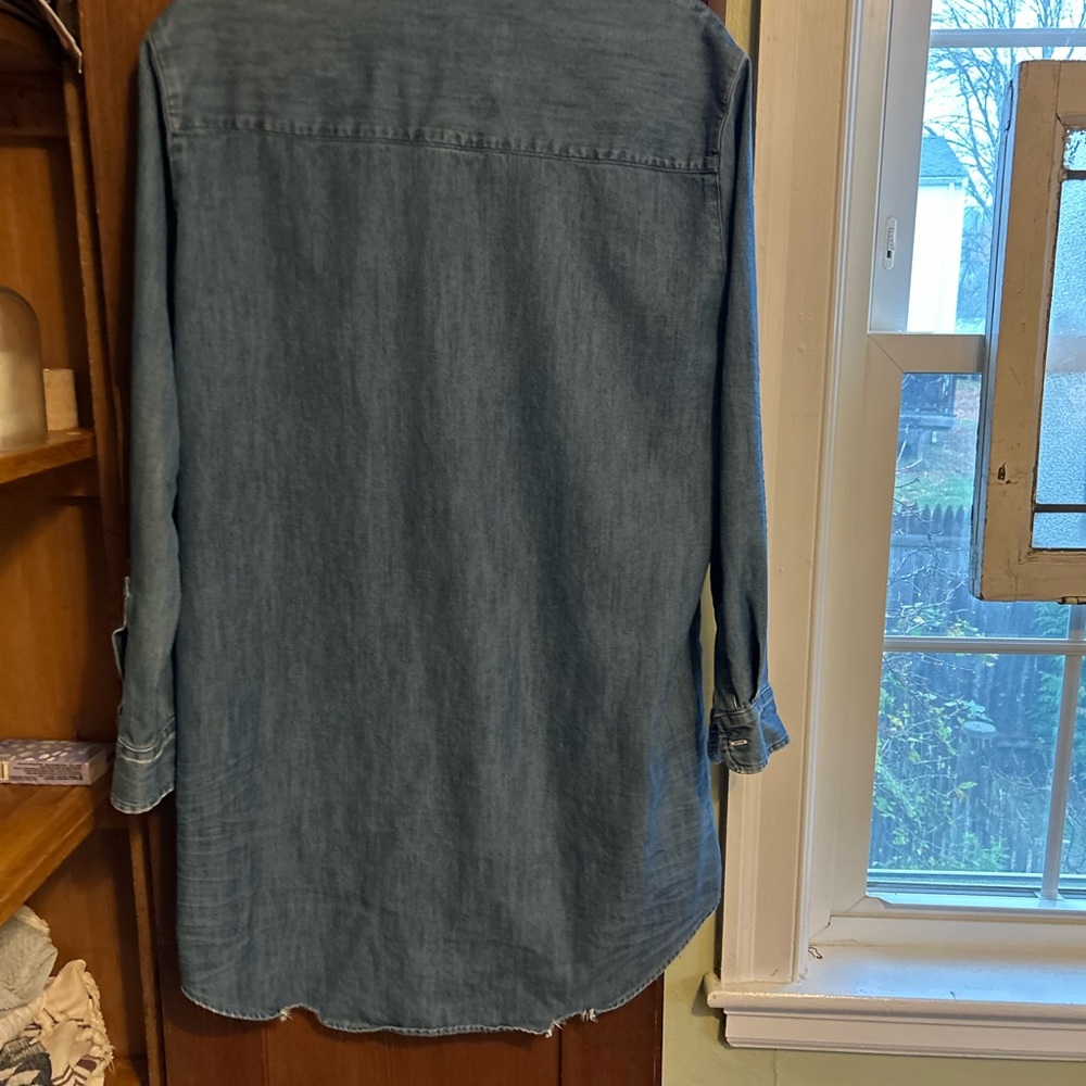 Frank & Eileen Blue Denim Mini Dress - Picture 11 of 13